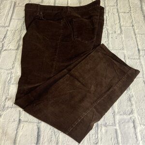 St. John's Bay Brown Straight Leg Pants